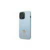 Guess GUHCP13LPS4MB iPhone 13 Pro/13 6,1" készülékhez Saffiano 4G Small Metal Logo kemény tok kék
