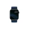 UNIQ Aspen Strap Apple Watch 40/38/41 mm Series 1/2/3/4/5/6/7/8/SE/SE2/SE3 készülékhez szíj, Braided oxford kék