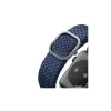 UNIQ Aspen Strap Apple Watch 40/38/41 mm Series 1/2/3/4/5/6/7/8/SE/SE2/SE3 készülékhez szíj, Braided oxford kék