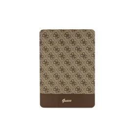   Guess GUFC10PS4SGW iPad 10.2" készülékhez 4G tok Stripe Allover barna