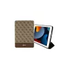 Guess GUFC10PS4SGW iPad 10.2" készülékhez 4G tok Stripe Allover barna