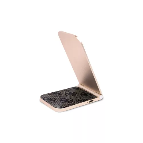Guess összecsukható táska induction 2in1 GUDCFAL4PEGW 15W 4G Pattern MagSafe barna