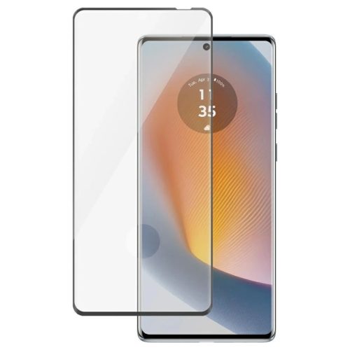 Edzett üveg kijelzővédő PanzerGlass Ultra-Wide Fit Motorola Edge 50 Fusion / Moto G85 készülékhez