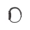 UNIQ Aspen fűzött szíj Apple Watch 40/38/41 mm Series 1/2/3/4/5/6/7/8/SE/SE2/SE3 készülékhez gránit szürke