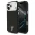 Guess Glitter Triangle Logo MagSafe tok iPhone 17 Pro Max készülékhez fekete