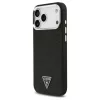 Guess Glitter Triangle Logo MagSafe tok iPhone 17 Pro Max készülékhez fekete