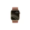 UNIQ Aspen Strap Apple Watch 40/38/41 mm Series 1/2/3/4/5/6/7/8/SE/SE2/SE3 készülékhez fonott grapefruit rózsaszín