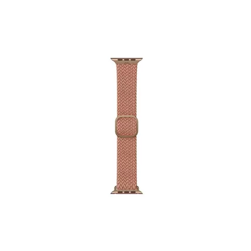 UNIQ Aspen Strap Apple Watch 40/38/41 mm Series 1/2/3/4/5/6/7/8/SE/SE2/SE3 készülékhez fonott grapefruit rózsaszín