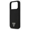 Guess Silicone Triangle Logo MagSafe tok iPhone 17 Pro készülékhez fekete