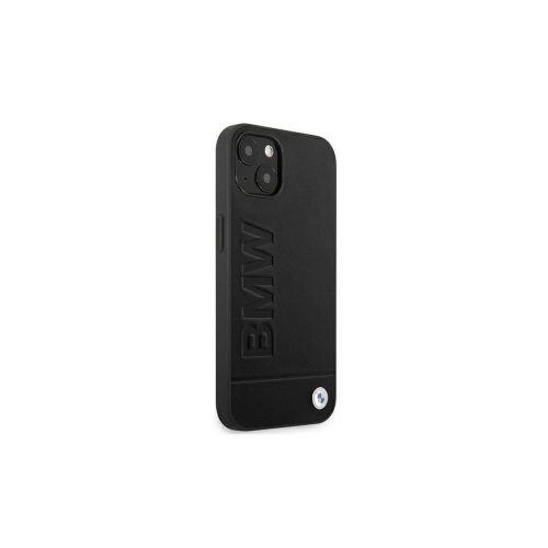 BMW BMHCP13MSLLBK iPhone 13/14/15 készülékhez 6,1" merev tok Signature Logo Imprint fekete