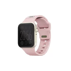   UNIQ Stride Apple Watch Series 1/2/3/4/5/6/7/8/9/SE/SE2/SE3 készülékhez 38/40/41mm FKM gumiszíj rózsaszín/világos