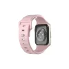 UNIQ Stride Apple Watch Series 1/2/3/4/5/6/7/8/9/SE/SE2/SE3 készülékhez 38/40/41mm FKM gumiszíj rózsaszín/világos