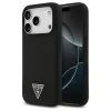 Tok Guess Silicone Triangle Logo MagSafe iPhone 17 Pro Max készülékhez fekete