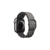 UNIQ Aspen Strap Apple Watch 44/42/45 mm Series 1/2/3/4/5/6/7/8/SE/SE2/SE3 készülékhez Braided DE kavicsszürke