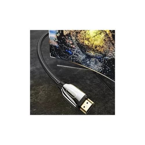 USAMS HDMI kábel – HDMI 2.1 U67 3m 8K Ultra HD SJ498HD01 (US-SJ498) fekete