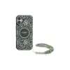 Guess GUHMP16SHCPOFPA iPhone 16 készülékhez 6.1" keménytok IML Flowers Allover Electro With Pearl St zöld