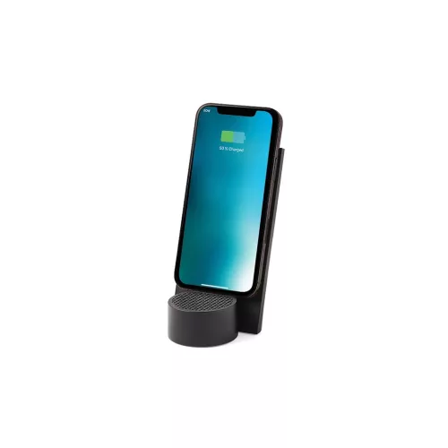 Lexon City Energy Pro 10W vezeték nélküli töltő Bluetooth hangszóróval fekete LD145N
