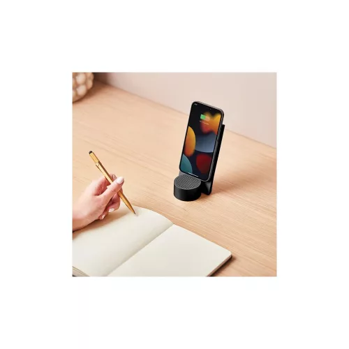 Lexon City Energy Pro 10W vezeték nélküli töltő Bluetooth hangszóróval fekete LD145N