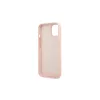 Guess GUHCP13SLS4GWPI iPhone 13 mini készülékhez 5,4" kemény tok szilikon 4G Logo rózsaszín