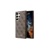 Guess GUHCS23LG4GFBR S23 Ultra S918 készülékhez kemény tok 4G Metal Gold Logo barna