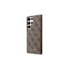 Guess GUHCS23LG4GFBR S23 Ultra S918 készülékhez kemény tok 4G Metal Gold Logo barna