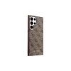 Guess GUHCS23LG4GFBR S23 Ultra S918 készülékhez kemény tok 4G Metal Gold Logo barna