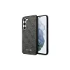 Guess Samsung Galaxy S23 készülékhez keménytok GUHCS23SG4GFGR S911 4G fém arany logóval szürke