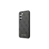 Guess Samsung Galaxy S23 készülékhez keménytok GUHCS23SG4GFGR S911 4G fém arany logóval szürke