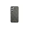Guess Samsung Galaxy S23 készülékhez keménytok GUHCS23SG4GFGR S911 4G fém arany logóval szürke