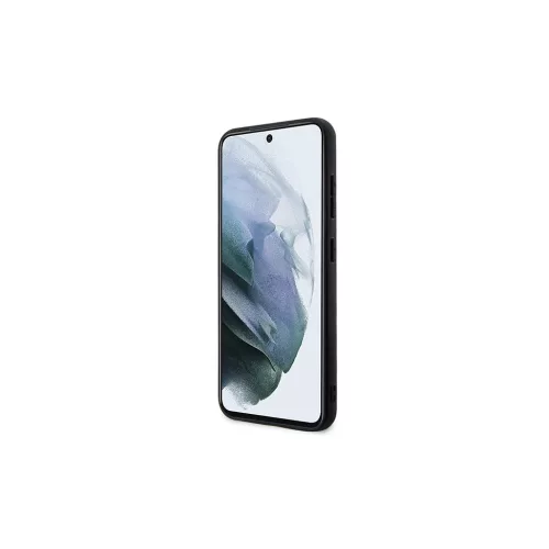 Guess Samsung Galaxy S23 készülékhez keménytok GUHCS23SG4GFGR S911 4G fém arany logóval szürke