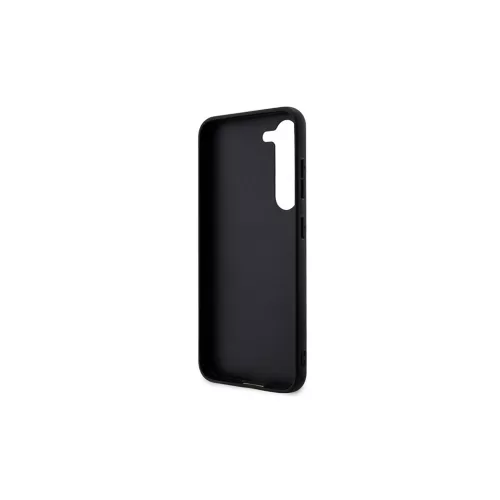 Guess Samsung Galaxy S23 készülékhez keménytok GUHCS23SG4GFGR S911 4G fém arany logóval szürke