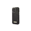 Guess GUHMP13LSAPSTK iPhone 13 Pro és iPhone 13 6,1" készülékhez kemény tok Peony Logo Plate MagSafe fekete