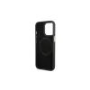 Guess GUHMP13LSAPSTK iPhone 13 Pro és iPhone 13 6,1" készülékhez kemény tok Peony Logo Plate MagSafe fekete