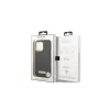 Guess GUHMP13LSAPSTK iPhone 13 Pro és iPhone 13 6,1" készülékhez kemény tok Peony Logo Plate MagSafe fekete