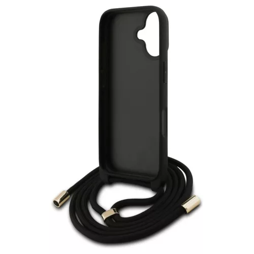 Guess 4G Big Logo Cord Stap Crossbody tok iPhone 17 készülékhez barna