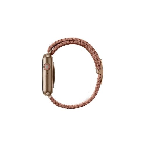 UNIQ Aspen Strap Apple Watch 44/42/45 mm Series 1/2/3/4/5/6/7/8/SE/SE2/SE3 készülékhez fonott tű grapefruit