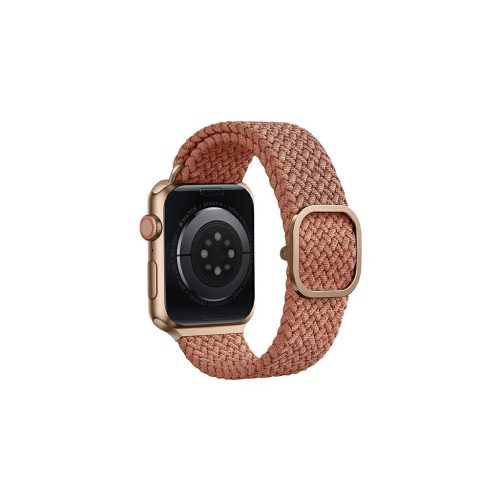 UNIQ Aspen Strap Apple Watch 44/42/45 mm Series 1/2/3/4/5/6/7/8/SE/SE2/SE3 készülékhez fonott tű grapefruit