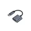 Beline osztó adapter USB-C-ről USB-C/Jack 3.5mm, 60W DAC BLNAA01 fekete