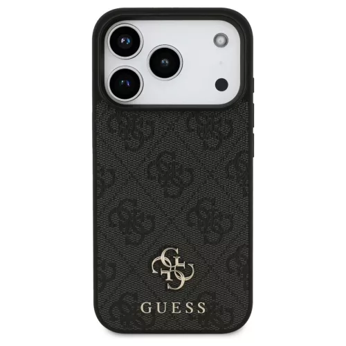 Guess 4G Small Classic Logo MagSafe tok iPhone 17 Pro készülékhez fekete
