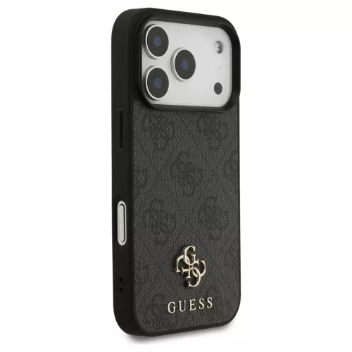 Guess 4G Small Classic Logo MagSafe tok iPhone 17 Pro készülékhez fekete