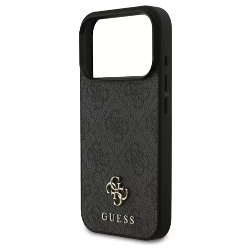 Guess 4G Small Classic Logo MagSafe tok iPhone 17 Pro készülékhez fekete