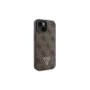 Guess GUHCP15MP4TDSCPW iPhone 15 Plus / 14 Plus készülékhez 6.7" kemény tok Crossbody 4G Metal Logo barna