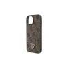 Guess GUHCP15MP4TDSCPW iPhone 15 Plus / 14 Plus készülékhez 6.7" kemény tok Crossbody 4G Metal Logo barna