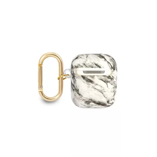 Guess GUA2HCHMAG AirPods készülékhez tok Marble Strap Collection szürke