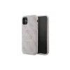 Guess GUHMN61G4GFRP iPhone 11 6.1"/Xr készülékhez keménytok 4G Collection Leather Metal Logo MagSafe rózsaszín