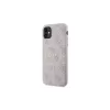 Guess GUHMN61G4GFRP iPhone 11 6.1"/Xr készülékhez keménytok 4G Collection Leather Metal Logo MagSafe rózsaszín