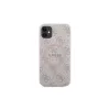Guess GUHMN61G4GFRP iPhone 11 6.1"/Xr készülékhez keménytok 4G Collection Leather Metal Logo MagSafe rózsaszín