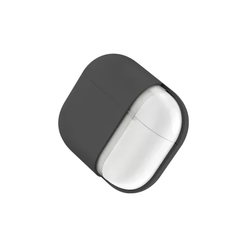UNIQ Lino AirPods 4 készülékhez Silicone tok hamvas szürke