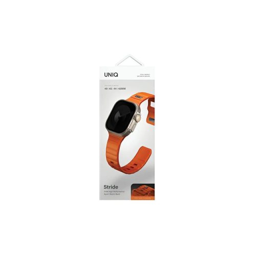 UNIQ Strap Stride Apple Watch Series1/2/3/4/5/6/7/8/9/SE/SE2/SE3/Ultra1/2/3 készülékhez 42/44/45/49mm FKM Rubber szíj