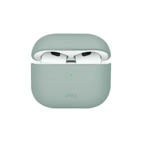   UNIQ case Lino AirPods 4 készülékhez szilikon tok iceplant zöld